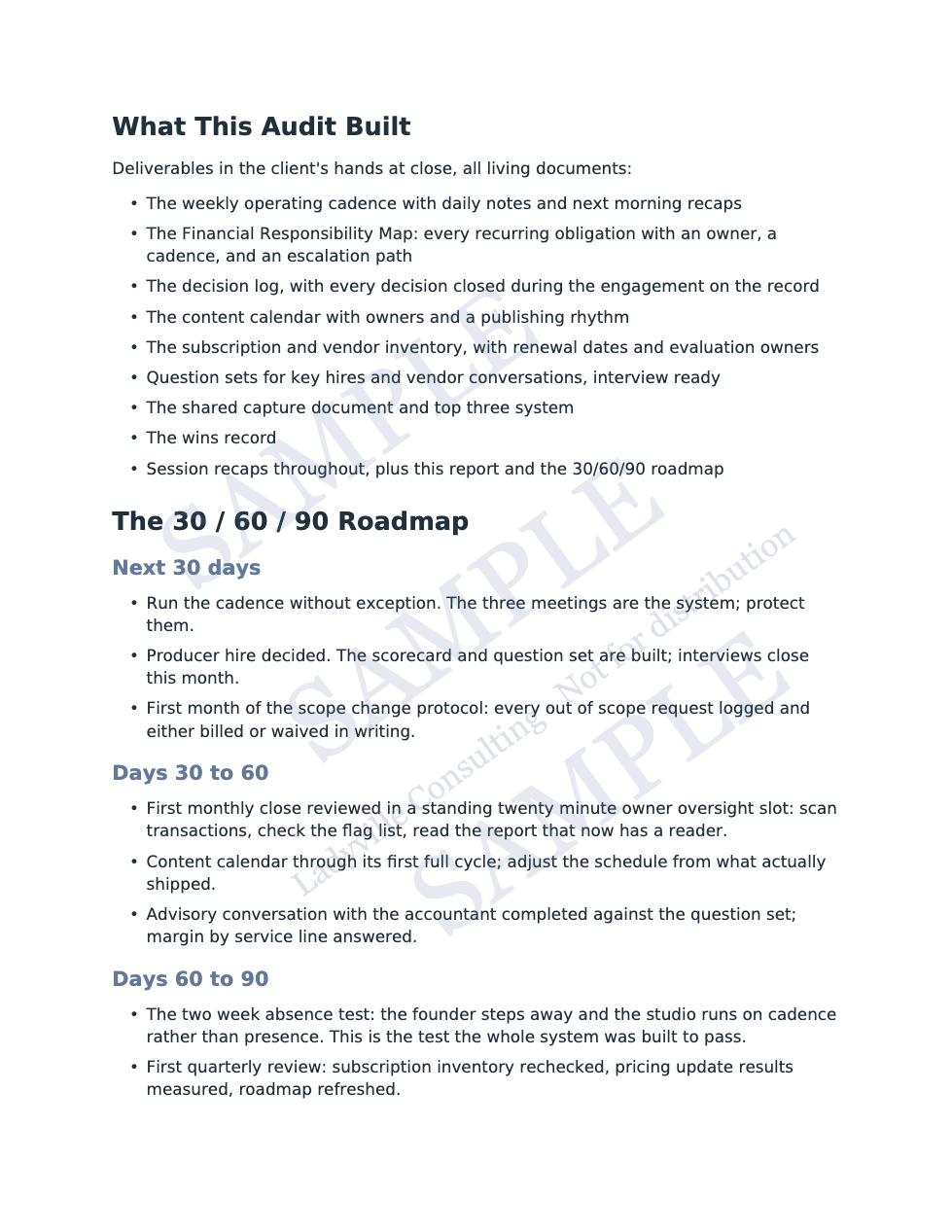 Sample Operating System Audit page 8