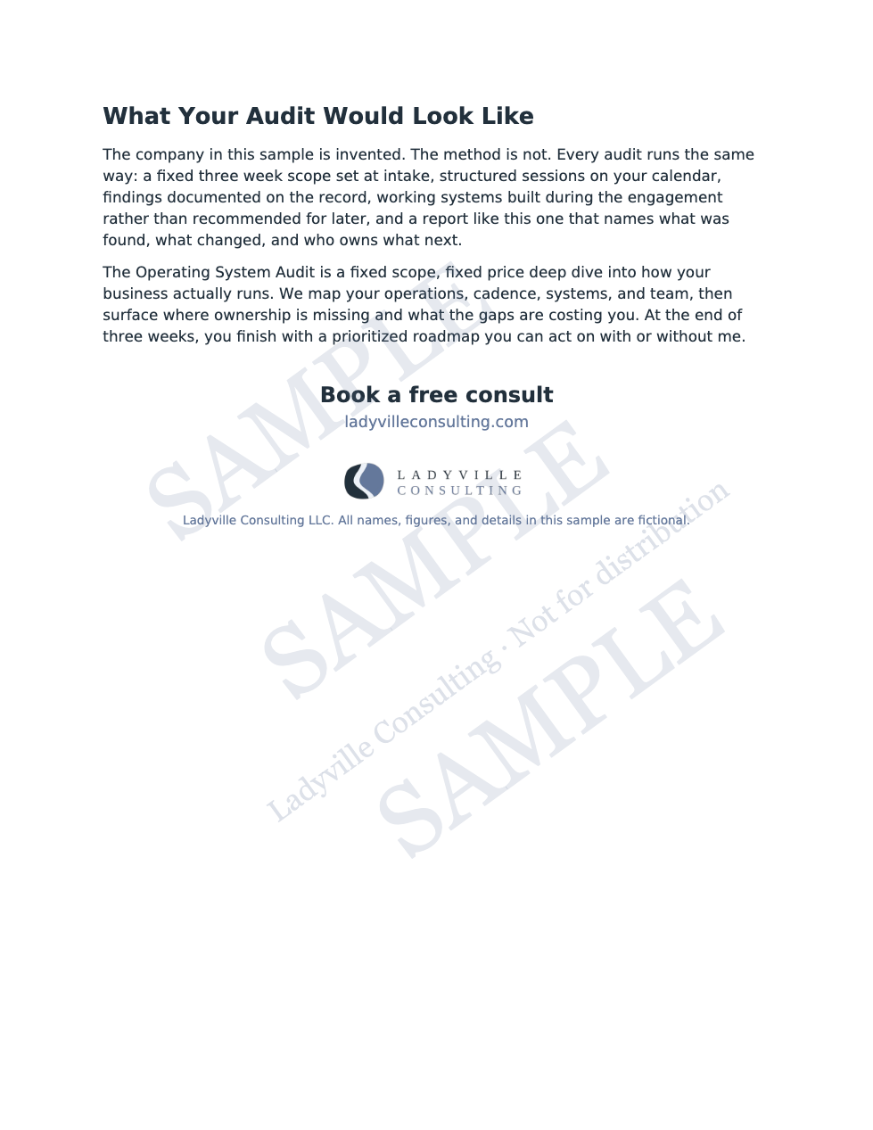 Sample Operating System Audit page 10